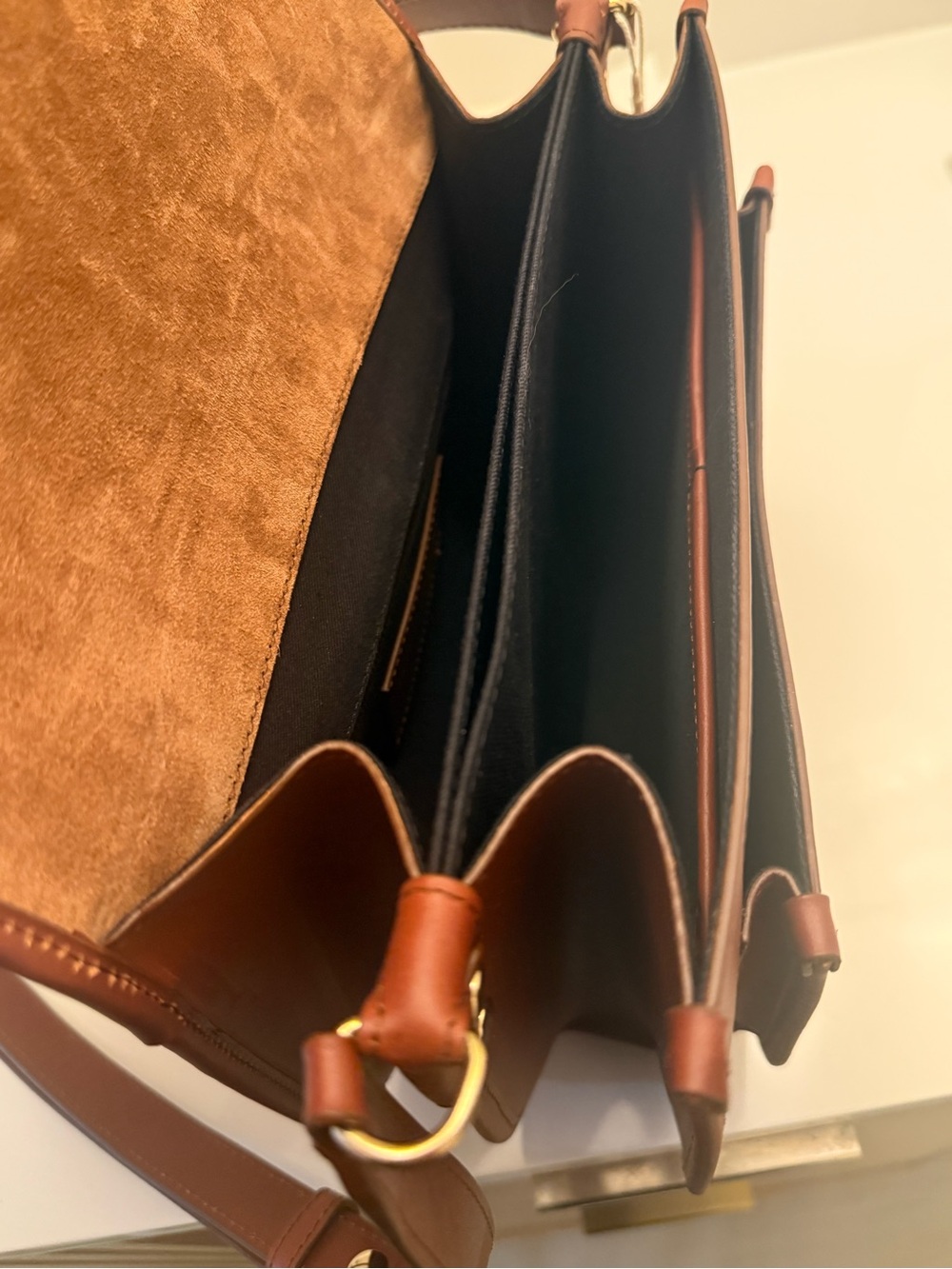 NWT Sezane Large Roméo Bag Natural Heritage - Picture 9 of 10